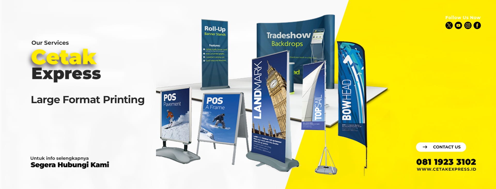 Desain Produk Cetak Express Large Format Printing