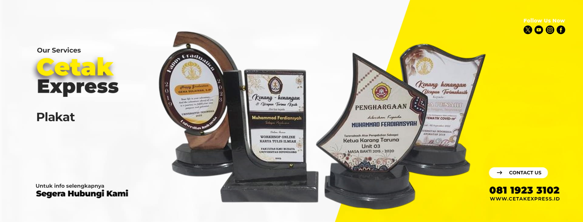 Desain Produk Cetak Express Plakat