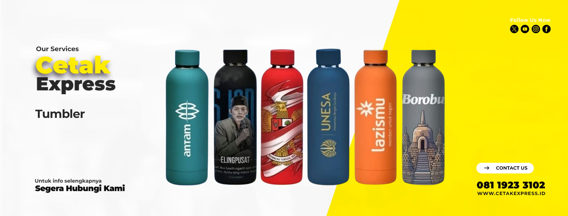 Desain Produk Cetak Express Tumbler