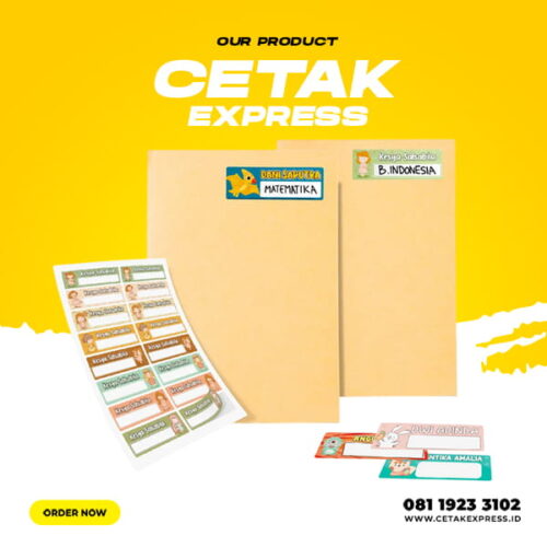 Stiker Label Buku